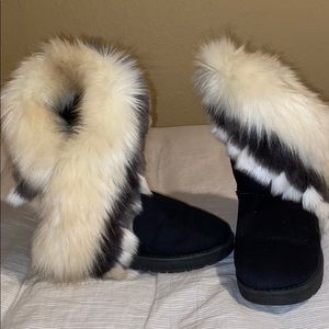 Faux Fur fashion boots